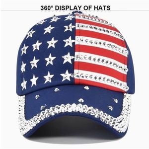 Five-pointed Star Artificial Diamond Baseball Cap